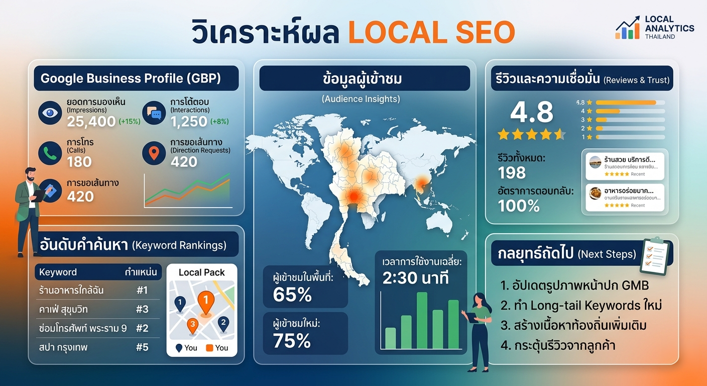 การวิเคราะห์ผล Local SEO